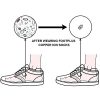 FOOTPLUS Unisex Copper Ankle Running Golf
