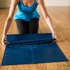 Gaiam Yoga Mat Folding Travel Fitness , Exercise Mat