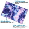 ADORENCE Non Slip Yoga Towel (Upgraded PVC Grippies+Side Pockets)