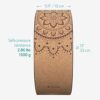 Navaris Cork Yoga Wheel - Prop for Stretching