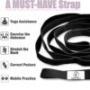 12-Loop Yoga Stretch Strap Set – Perfect for Physical Therapy, Yoga & More!