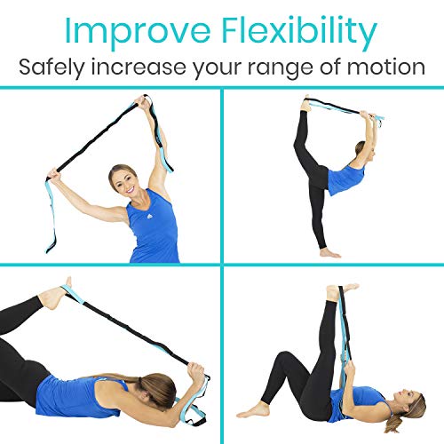 51e80fs1kPL.SL1500 Vive Stretch Strap - Leg Stretch Band to Improve Flexibility