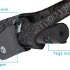 IUGA Yoga Mat Bag with Large Size Pocket, Inner Zipper Pocket