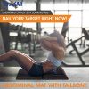 Yoga Exercise Mat with Tailbone Protecting Pad