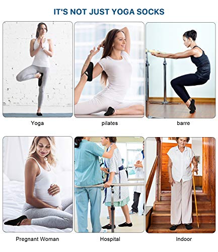 51f+2nQ84fL Women Yoga Socks with Grips Non Slip