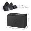 Yoga Practice Anywhere with Levoit Premium Yoga Blocks 2 Pack + Strap - Lightweight, Odor-Resistant, and Travel-Friendly