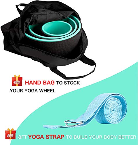 Yoga Wheel Set 3 Pack Yoga Roller Set
