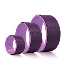 ATIVAFIT Sports Yoga Wheel Set, 3 Pack Yoga Roller Rad