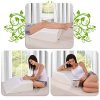 Leg Elevation Pillow with Memory Foam - Relieves Swelling & Pain, Supports Back, Hips, Knees - Ideal for Sleep, Relaxation & Reading 🛏️