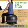Yoga Balance Ball and Base Equipment