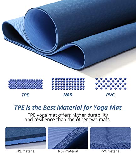 51gAjiJJVLL Mersuii Yoga Mat, Eco Friendly Non Slip Fitness Exercise Mat