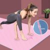 Hatha Yoga Large TPE Yoga Mat - 72"x 32" x 1/4 inch