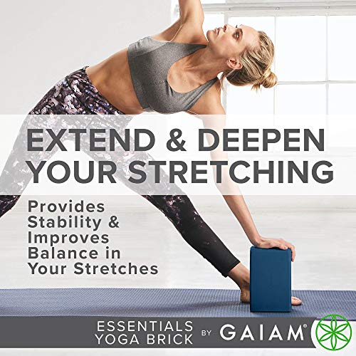 Gaiam Essentials Yoga Brick | Sold as Single Block