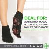 Gaiam Grippy Yoga Socks, 2 Pack, Non Slip Grip Accessories