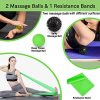 Large Foam Roller with Muscle Roller Stick