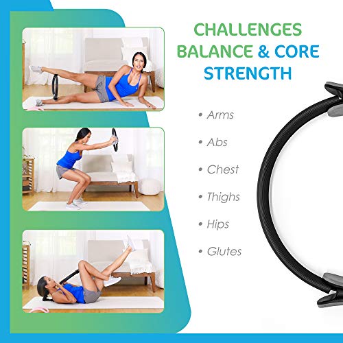 Fitness EZ Pilates Ring + Yoga Resistance Ring