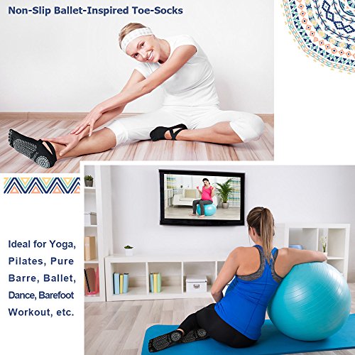 51gzdJgq7LL Ozaiic Yoga Socks for Women with Grips