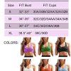 Women's Longline Sports Bra - Padded Workout Crop Tank Top for Stylish and Supportive Exercise