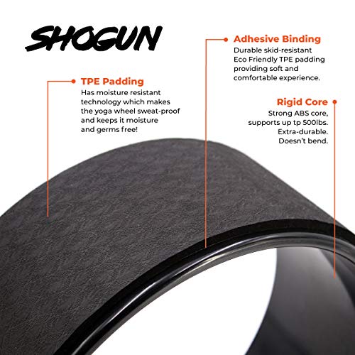 Yoga Wheel for Back Pain Relief and Yoga Pose