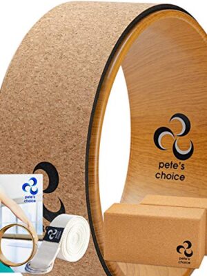 pete's choice Cork Yoga Wheel, Cork Yoga Blocks