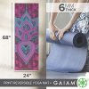 Gaiam Yoga Mat Premium Print Reversible Extra Thick