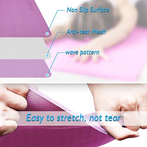 51hsg5DBe+L Yoga Mat Thick,Exercise Mat For Floors,Workout Mat For Home