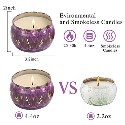 51hvsibepaL Yoga Aromatherapy Candle Lavender Soy