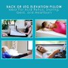 Bed Wedge Pillow with High-Density Memory Foam - Your Solution for Acid Reflux, Back Pain, Snoring, and More