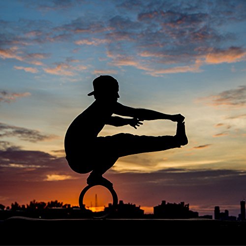 51iJzaVQTUL Moisture-Resistant Premium Cork Yoga Wheel