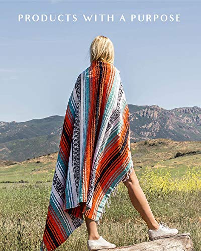 51iVnmiILfL Authentic Mexican Blanket - Beach Blanket