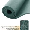LERYG Yoga Mat Large Fitness Exercise Mat Durable