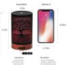 ASAWASA Essential Oil Diffuser,Metal Ultrasonic Aromatherapy