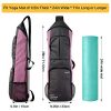 Warrior2 Yoga Mat Holder Carrier, Yoga Backpack Fits 1/2 Inch Thick Mat