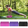 Yoga Beginner Set High Density EVA Foam Block and 6 Ft Cotton Stretching Strap