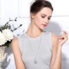 AEONSLOVE Diffuser Necklace, Yoga Om Aromatherapy