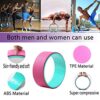 Mifly Yoga Wheel Set 4-in-1, 1Sturdy Back Roller Stretcher