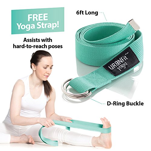 URBNFit Yoga Wheel and Strap Set - Designed for Yoga Wheel Pose