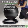 Gaiam Essentials Balance Ball, Base Kit, 65cm Yoga Ball Chair