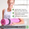 Gaiam Yoga Mat Strap Slap Band - Fits Most Size Mats