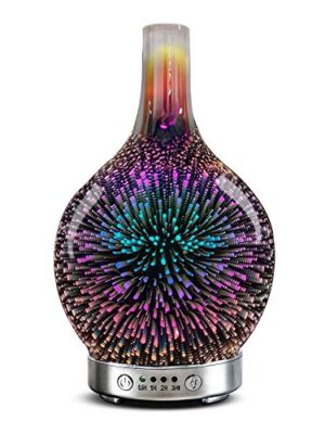 Essential Oil Diffuser 120ml 3D Glass Fireworks ultrasonic