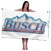Busch Beer Icon Large Jumbo Bath Towel 52 X 32 Inch