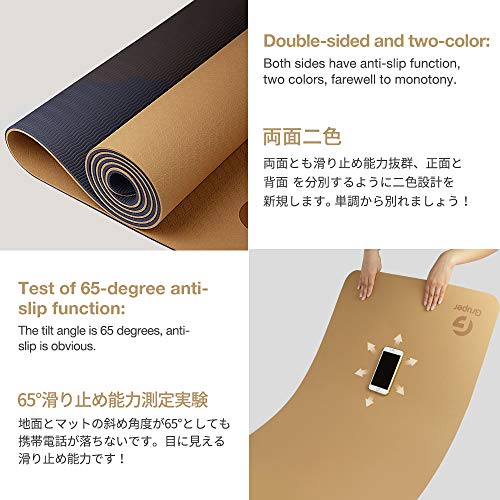 51+jzth5efL Pro Yoga Mat Eco Friendly with Carrying Strap
