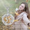 AEONSLOVE Diffuser Necklace, Yoga Om Aromatherapy