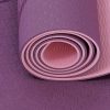 Enhance Your Yoga Practice with the Premium TPE 1/4 Inch Non-Slip Fitness Exercise Mat - Soft, Eco-Friendly, and Odor-Free