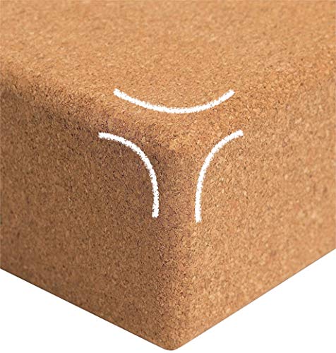 Volcano Cork Yoga Block – Stable Support, Anti-Slip Texture, and Portable Fit for Enhanced Yoga Sessions