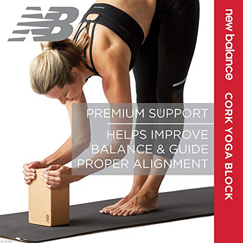 New Balance Cork Yoga Block - Natural Eco Yoga Brick