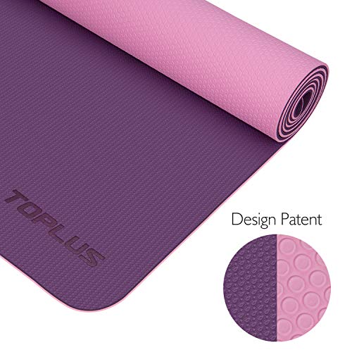 51l-53T1g7L TOPLUS Yoga Mat - Upgraded Thick Yoga Mat