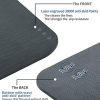 YAWHO Yoga Mat Fitness Mat Specifications 72'' x 26'' Thickness