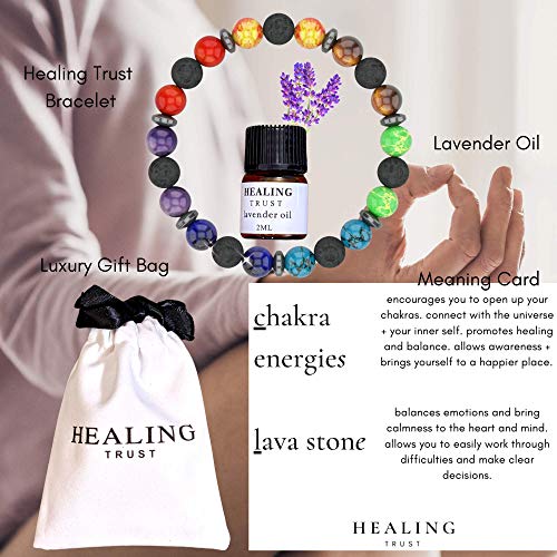 51l6BAltiwL Chakra Lava Rock Aromatherapy Diffuser Bracelet