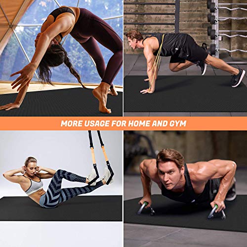 51lByw2e+2L Large Yoga Mat for Pilates Stretching Home Gym Workout